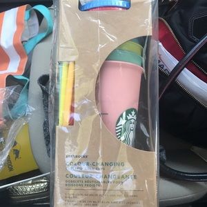 Brand new pack of reusable color changing cups